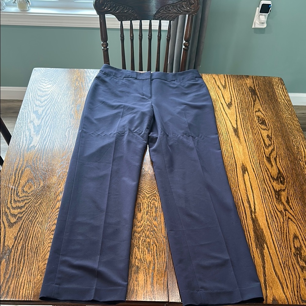 Liz Claiborne Blue Straight Leg Pants